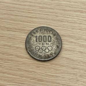 ☆313 1000円銀貨 1964年 昭和39年 東京オリンピック 千円銀貨の画像1