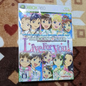 【xbox360】 アイドルマスターLive for You！ （オリジナルアニメDVD同梱版）