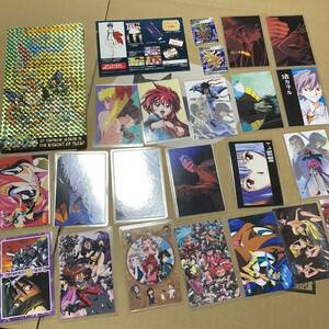 1000 jpy ~ D20 large amount anime goods summarize . laminate card etc. that time thing retro card Evangelion Sailor Moon Slayers ...