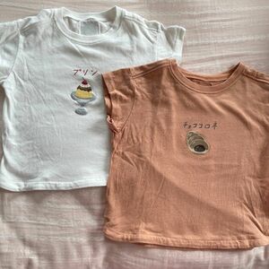 アプレレクール　喫茶店Tシャツ　プリン　チョココロネ