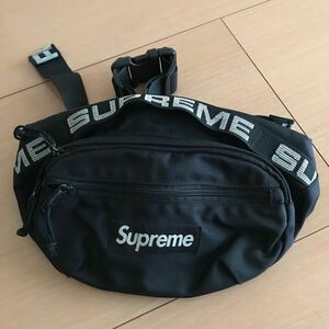 Supreme 18SS Waist Bag Black シュプリーム ウエストバッグ ブラック