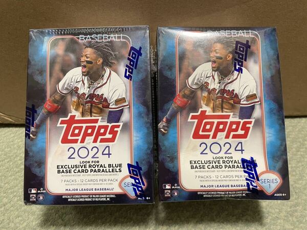 2024 Topps Baseball Series1 Value Box 2箱 トップス MLB