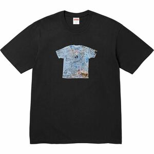 4/27発売 24SS 国内新品 正規 Black L Supreme First Tee 30th シュプリーム ファースト Tシャツ 黒 30周年記念