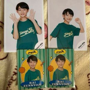 ジュニア　善如寺來　　プロカ　プロフィールカード　オフショ　公式写真　ジャニーズJr. 生写真