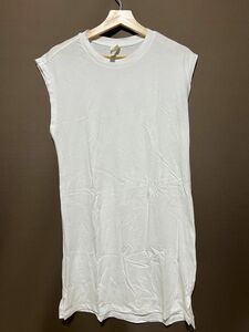 H&M エイチアンドエム Tシャツ 半袖Tシャツ 半袖 カットソー ロング丈 トップス XS 白