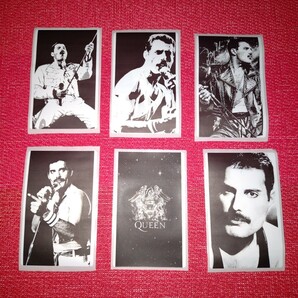 Queen Freddie Mercury クイーン フレディ・マーキュリー 全長8cm防水加工シール 6枚