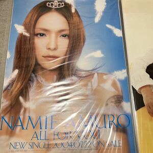 安室奈美恵　B2ポスター　非売品　販促品　店頭用　　ALL FOR YOU オールフォーユー 安室ちゃん　年代物　当時物