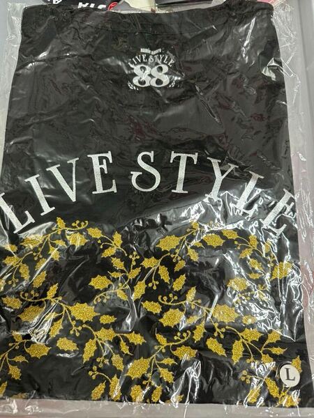 【新品未開封】安室奈美恵　 LIVE STYLE 2016-2017 ツアーTシャツ　Tシャツ　Lサイズ 88+13 ゴールドリーフ　追加デザイン　ブラック