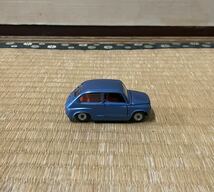 ポリトイズ POLITOYS フィアット 600 イタリア ビンテージ ミニカー FIAT POLISTIL DINKY_画像5