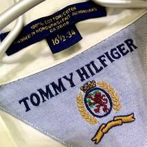 TOMMY HILFIGER トミーヒルフィガー 長袖シャツ ボタンダウンコットンシャツ 白シャツ ホワイト 16 1/2 34_画像4