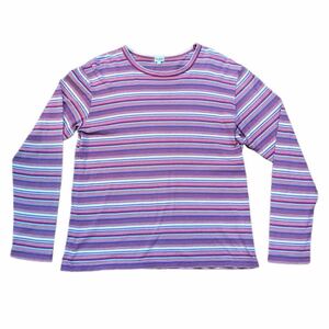 1円～ ポールスミス 長袖カットソー L マルチストライプ うす手 ロンTシャツ Paul Smith メンズ