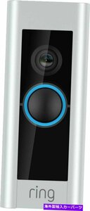 リングビデオドアベルPro 1080p Wi-FiハードワイヤードHDカメラとナイトビジョン/アレクサRing Video Doorbell Pro 1080P Wi-Fi Hard Wire