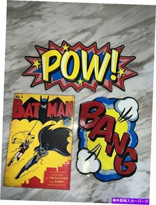 バットマンとロビン＃1、バン、パウオープンロードブランドのメタルサインDCコミックBatman And Robin #1, BANG, POW Open Road Brand Met
