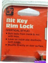 1つのキーリムロック、垂直スタイル、2キー、Ilco Unican、590-04-51、NewONE (1) BIT KEY RIM LOCK, VERTICAL STYLE, 2 KEYS, ILCO UNICA_画像2