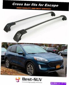 フォードエスケープ2020 2021ルーフレールラッククロスバークロスバーキャリアに適していますFits for Ford Escape 2020 2021 Roof Rail R