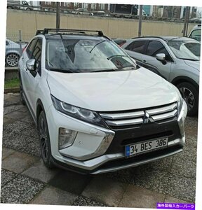 Mitsubishi Eclipse Cross 2018-2021ルーフラッククロスバーブラックセットに適合するFits Mitsubishi Eclipse Cross 2018-2021 Roof Rack