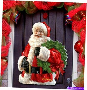 Designocracy Santa Wooden Wreath Door/Wall Hanged Christmas Decoration 24 Designocracy Santa Wooden Wreath Door/Wall Hanging Chr