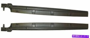 ジープラングラーYJ 12306.05のソフトトップトップフロントガラスリテーナーペアプラスチック1987-95Soft Top Windshield Retainer Pair P