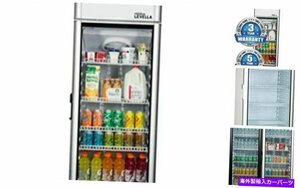 プレミアムレベラPRF0DXシングルドアマーチャンダイザー冷蔵庫 - 銀9シルバーPremium Levella PRF0DX Single Door Merchandiser Refrigera