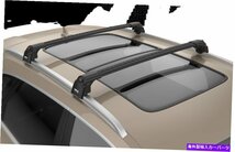 アウディQ3 2012-2018モデル用のアルミニウムルーフラックバークロスバーラックラックALUMINIUM ROOF RACK BAR CROSS BARS RACK FOR AUDI_画像2