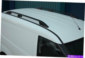 SWBフィアットドブロ（2010+）に合うように設定された黒いアルミニウムルーフラックレールサイドバーBlack Aluminium Roof Rack Rails Sid