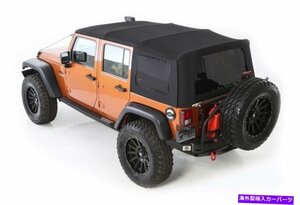 2007-2009ジープラングラー無制限プレミアム交換ソフトトップ＆色合いの窓2007-2009 Jeep Wrangler Unlimited Premium Replacement Soft T