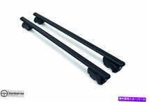 フォルクスワーゲンポロ5Dトップルーフラッククロスバー2001-2009にブラックフィットBlack Fit For VOLKSWAGEN Polo 5D Top Roof Rack Cro_画像3