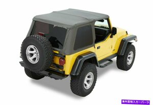 ラングラーTJ用のBestop Trektop NXソフトトップブラックダイヤモンド。 56820-35Bestop Trektop NX Soft Top-Black Diamond, for Wrangle