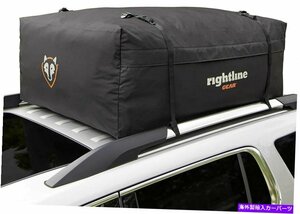 直線ギアレンジ3耐候性18立方フィート。車の屋根の上部貨物輸送バッグRightline Gear Range 3 Weatherproof 18 Cubic Ft. Car Roof Top Ca