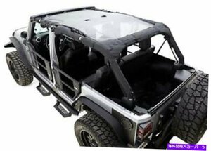 ランパージメッシュシェードトップ4ドアフィット2007-2017ジープラングラーJKRampage Mesh Shade Top 4 Door Fits 2007-2017 Jeep Wrangle