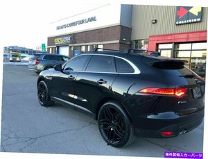 ジャガーFペース2015-2021用の黒いルーフラッククロスバーBlack Roof Rack Cross Bars For Jaguar F-Pace 2015-2021