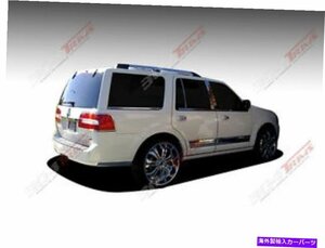 クロム柱の投稿6PCSリンカーンナビゲーターのステンレスドアトリム1998-2014Chrome Pillar Posts 6PCS Stainless Door Trim FOR LINCOLN N