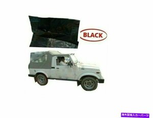 ジプシーブラックソフトトップトップルーフスズキサムライSJ410 SJ413Gypsy Black Soft Top Roof Suzuki Samurai SJ410 SJ413