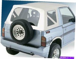 ソフトトップ86-94スズキサイドキック、ジオトラッカーOEM交換ビニールホワイトスミティビSoft Top 86-94 Suzuki Sidekick, Geo Tracker O