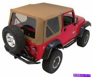 Rampage 1997-2006はジープラングラー（TJ）コンプリートトップ-khaki -68836に適合しますRampage 1997-2006 fits Jeep Wrangler(TJ) Comp