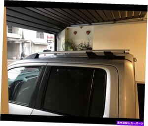 アルミニウムルーフラックレールサイドバーは、VW Amarok 2010-Up、グレーに適合しますAluminium Roof Rack Rails Side Bars Set Fit For