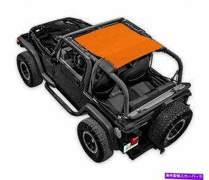 SpiderWebshadeメッシュビキニトップオレンジ、ジープTJ用。 SWS-SHDTOP-01-KRWL-ORGSpiderWebShade Mesh Bikini Top-Orange, for Jeep TJ
