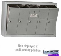 Salsbury Industriesの垂直メールボックスにはマスターコマーシャルロック5ドアが含まれていますSalsbury Industries Vertical Mailbox In_画像3