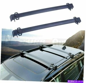 2PCSアルミニウムルーフレールラッククロスバークロスバーはコンパス2017-2021に適合します2Pcs Aluminum Roof Rail Rack Cross Bar Cross