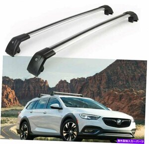 2PCSアルミニウムルーフレールラッククロスバークロスバーはビュイックツアーに適合します2020 20212PCS Aluminum Roof Rail Rack Cross B