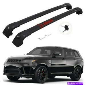 ブラックフォーレンジローバースポーツ2014-2022ルーフラックレールクロスバー荷物キャリアBlack for Range Rover sport 2014-2022 Roof R