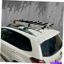 ルーフラックと荷重は、Skoda Yeti 2009のはしごの傾きを止めます-UpsilverRoof Rack and Load Stops Ladder Tilt For Skoda Yeti 2009 -_画像2