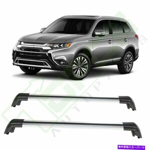 三菱アウトランダー2013-2019のルーフサイドレール荷物ラックアルミニウムRoof Side Rails Luggage Rack Aluminum For Mitsubishi Outland