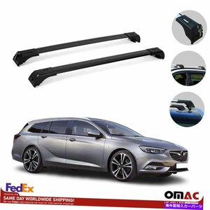 ルーフラッククロスバー荷物キャリアにフィットするオペル記章スポーツツアラー2009-2017Roof Rack Cross Bars Luggage Carrier Fits Opel