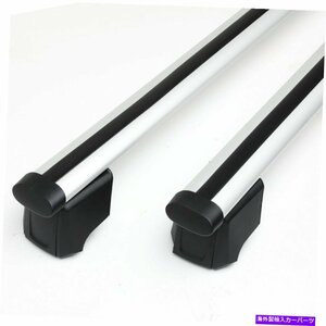 アルミニウムOEスタイルのトップルーフラックレールクロスバー貨物キャリア09-16アウディQ5Aluminum OE Style Top Roof Rack Rail Cross B