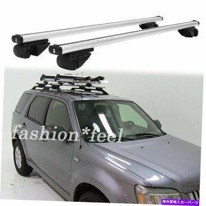 マーキュリーマリナー2005-2011 SUVルーフラッククロスバーレール荷物キャリアロックFor Mercury Mariner 2005-2011 SUV Roof Rack Cross