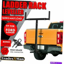 フォードレンジャーラプターラプターXLTラック4WDのラダーラックルーフラック牽引バーLadder Rack Roof Rack Tow Bar for Ford Ranger Rap_画像1