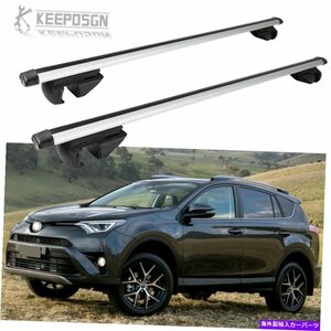 トヨタRAV4用01-18ルーフラッククロスバー48 アルミニウム荷物貨物キャリアA+For Toyota RAV4 01-18 Roof Rack Cross Bar 48 Aluminium