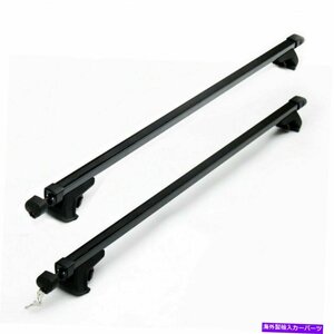 2PCS 48 カートップルーフクロスバーレール荷物荷物キャリアラック130lbsユニバーサル2pcs 48 Car Top Roof Cross Bar Rail Luggage Car