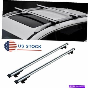 50 カールーフラック貨物キャリアトップ荷物クロスバーユニバーサルボディキットUSA50 Car Roof Rack Cargo Carrier Top Luggage Cross